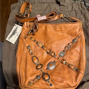 Campomaggi Italian beaded Leather Women's Bag